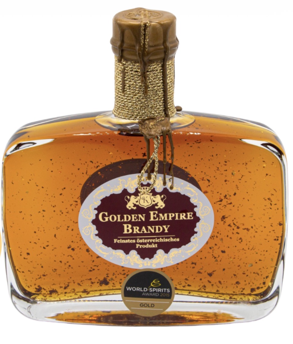 Golden Empire Brandy Flasche